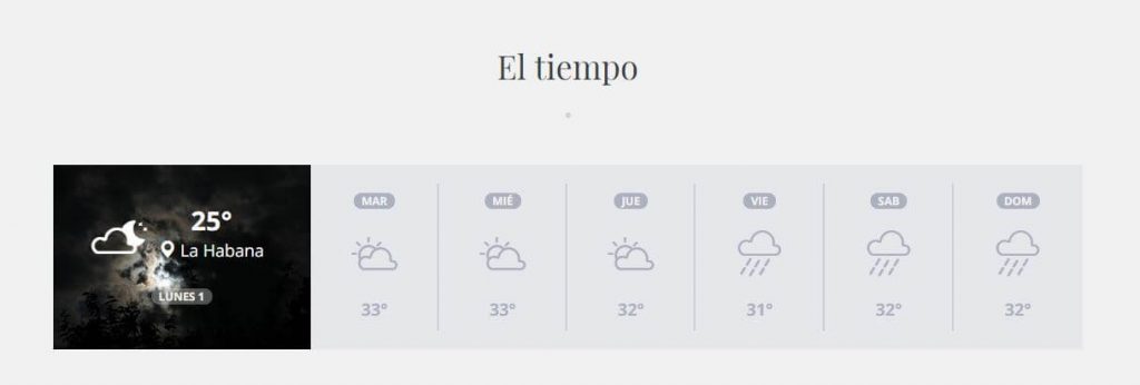 Web-widget-tiempo